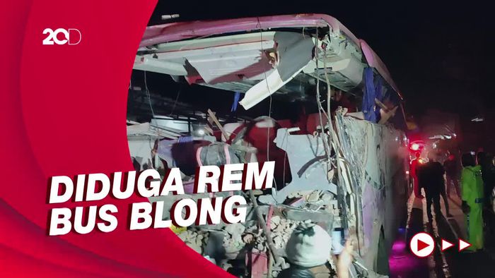 4 Orang Tewas dalam Insiden Bus Tabrak Rumah di Ciamis