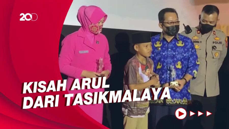 Kisah Bocah Tasikmalaya Betah di Kantor Polisi Dibuatkan Film
