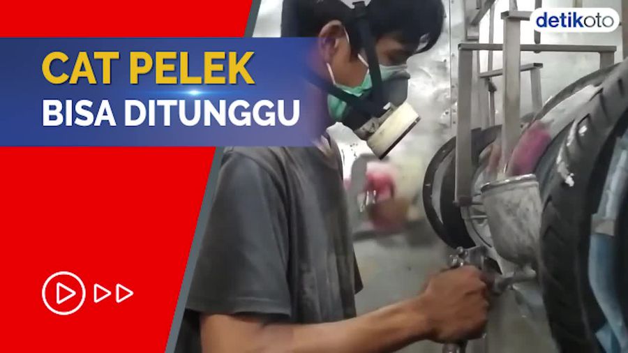 Bengkel Cat Viral! Bisa Ngecat Pelek Standar Pabrik Cuma Rp 250 Ribu