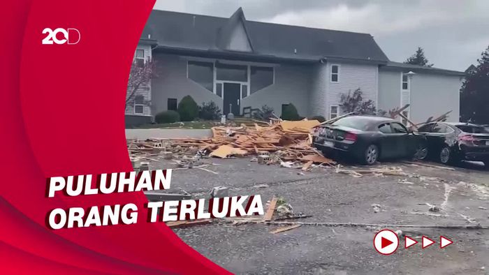 Potret Kerusakan di Michigan AS Akibat Tornado Tewaskan 2 Orang