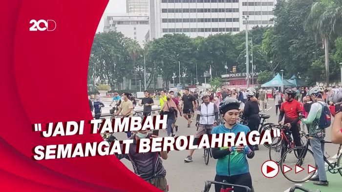 Ragam Komentar Sukacita Masyarakat Sambut CFD Jakarta