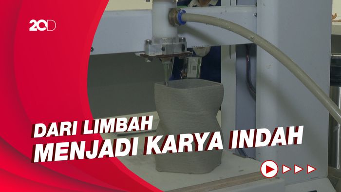 Keren! Limbah Ini Diubah Jadi Keramik Cantik