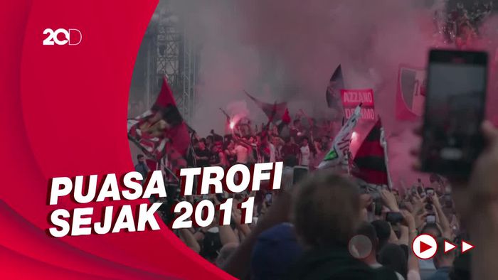 Momen Fans Milan Berpesta Rayakan Scudetto Liga Italia!