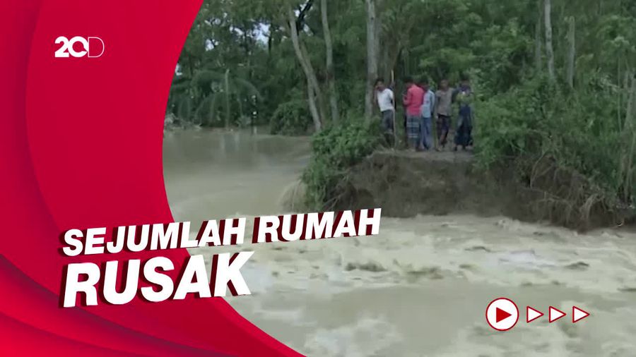 Penampakan Banjir yang Menerjang Sylhet Bangladesh