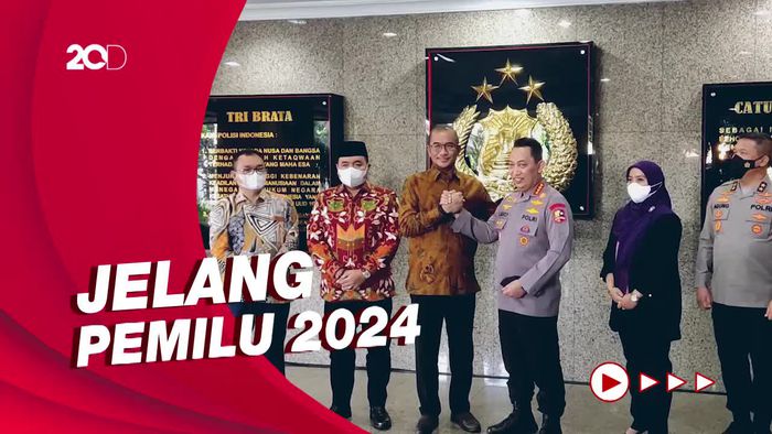 Temui Kapolri, KPU Koordinasi Pengamanan Masa Pemilu 2024