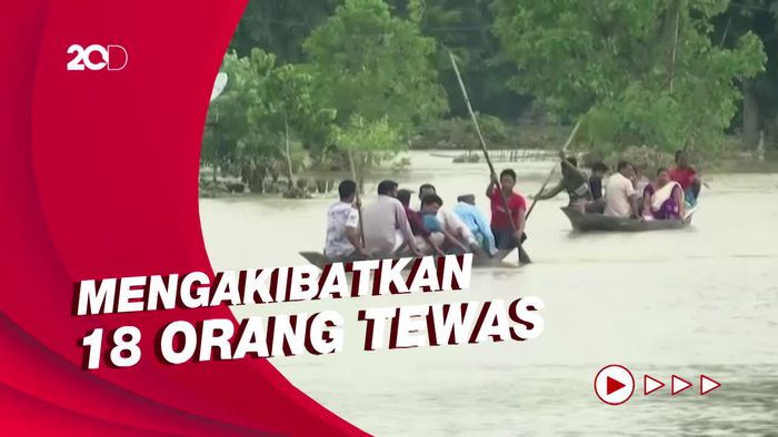 Setelah Suhu Panas 48 Derajat Celcius, Kini India Dilanda Banjir