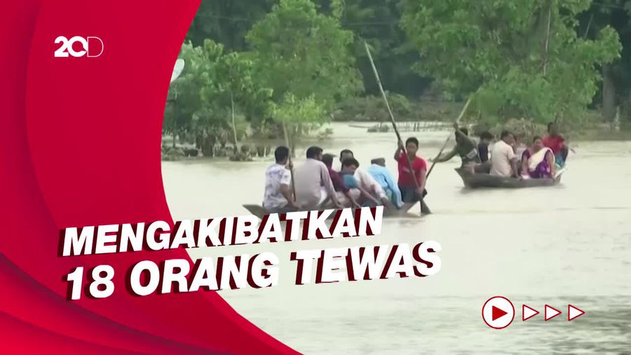 Setelah Suhu Panas 48 Derajat Celcius, Kini India Dilanda Banjir