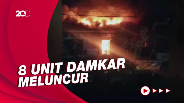  Tabung Gas Bocor, Rumah di Kramat Jati Jaktim Terbakar