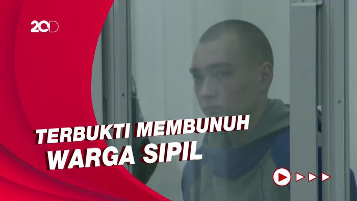 Tentara Rusia Divonis Penjara Seumur Hidup di Sidang Kejahatan Perang