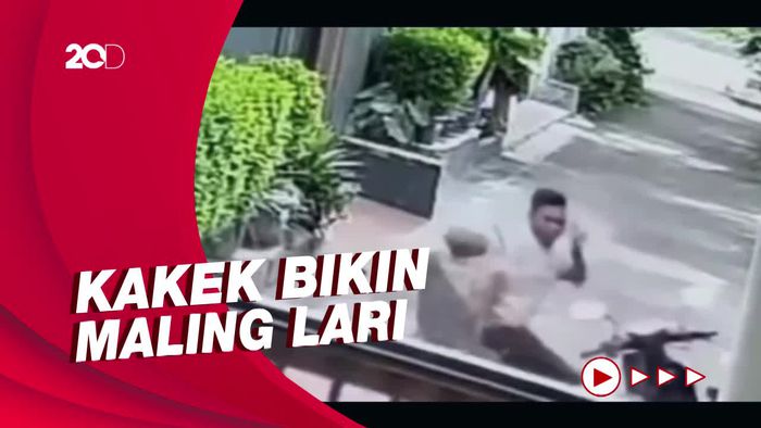 Aksi Kakek di Bekasi Gagalkan Maling Motor, Pelaku Dipukul hingga Jatuh