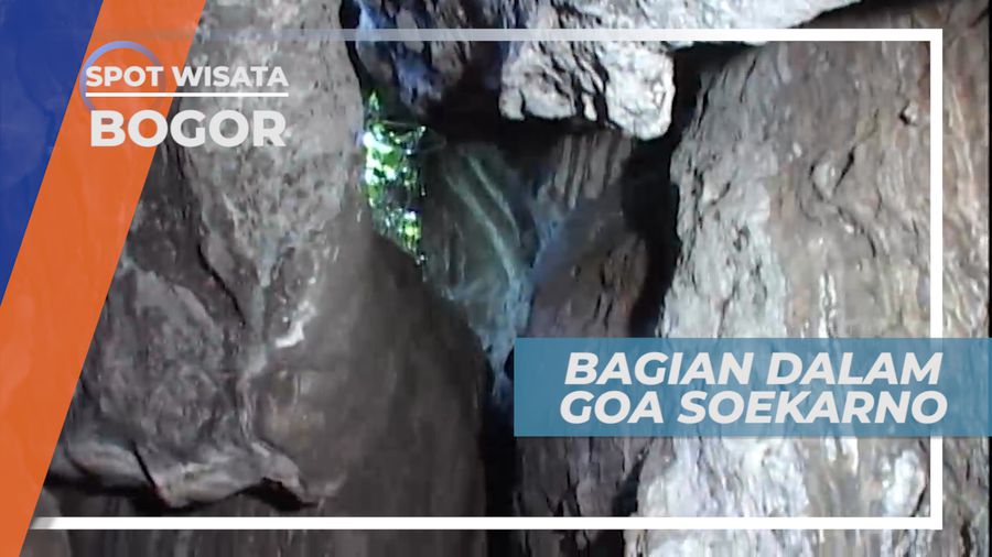 Goa Soekarno, Ruangan Sempit Berongga Dari Batu yang Saling Berhimpitan, Bogor