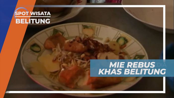 Mi Rebus Lezat di Pasar Kelapa Kampit, Belitung