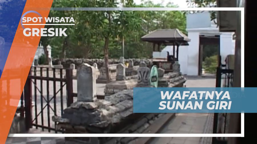 Makam Sunan Giri di Area Giri Kedaton, Gresik