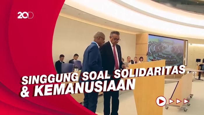 Pesan Tedros Adhanom Ghebreyesus Usai Terpilih Lagi Jadi Dirjen WHO