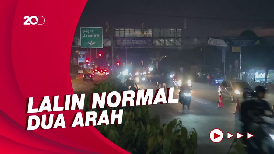 Libur Kenaikan Isa Almasih, Lalin di Simpang Gadog Lancar Malam Ini