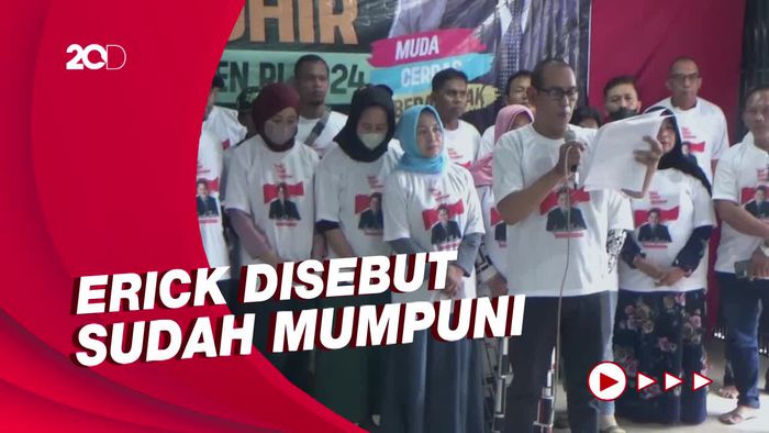 Komunitas Petani Lumajang Deklarasikan Erick Thohir Jadi Capres 2024