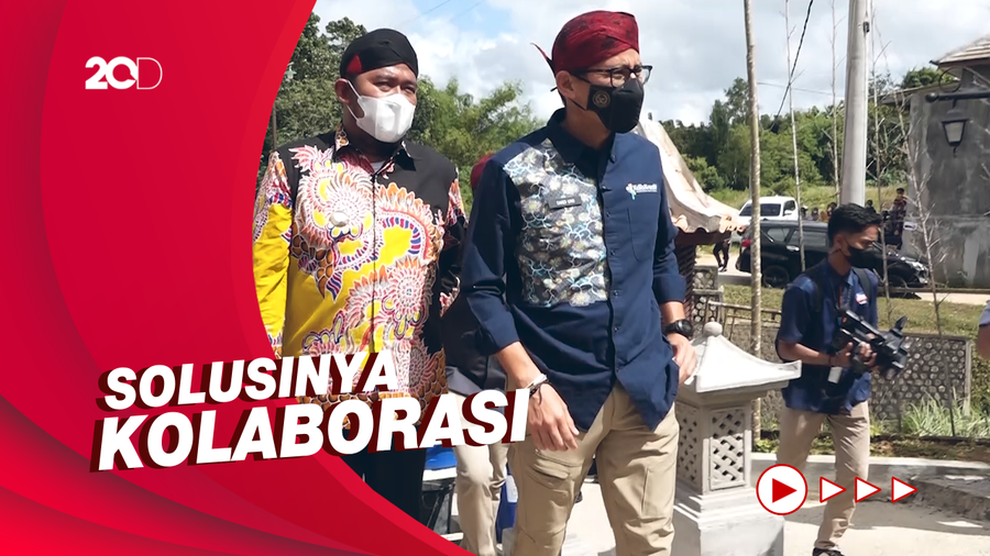 Sandiaga Uno Ingin Kriya-Tarian Topeng Dalang Sumenep Go Internasional