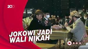 Momen Ijab Kabul Ketua MK di Hadapan Jokowi