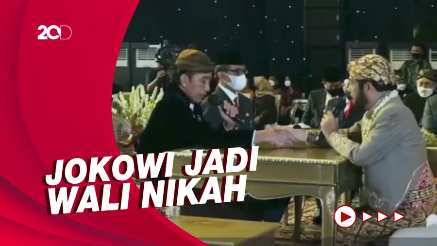 Momen Ijab Kabul Ketua MK di Hadapan Jokowi