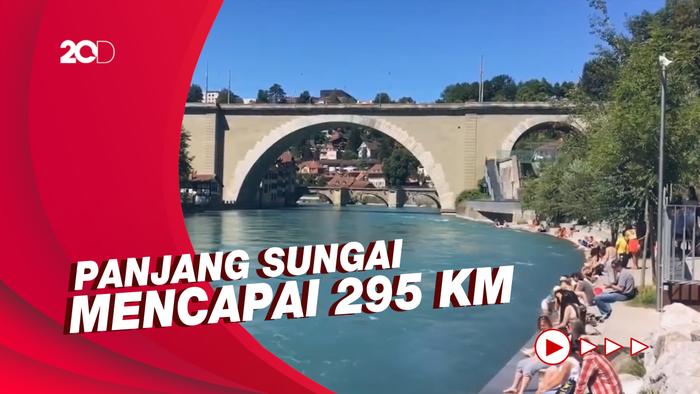 Melihat Sungai Aare Swiss, Tempat Anak Ridwan Kamil Terseret Arus