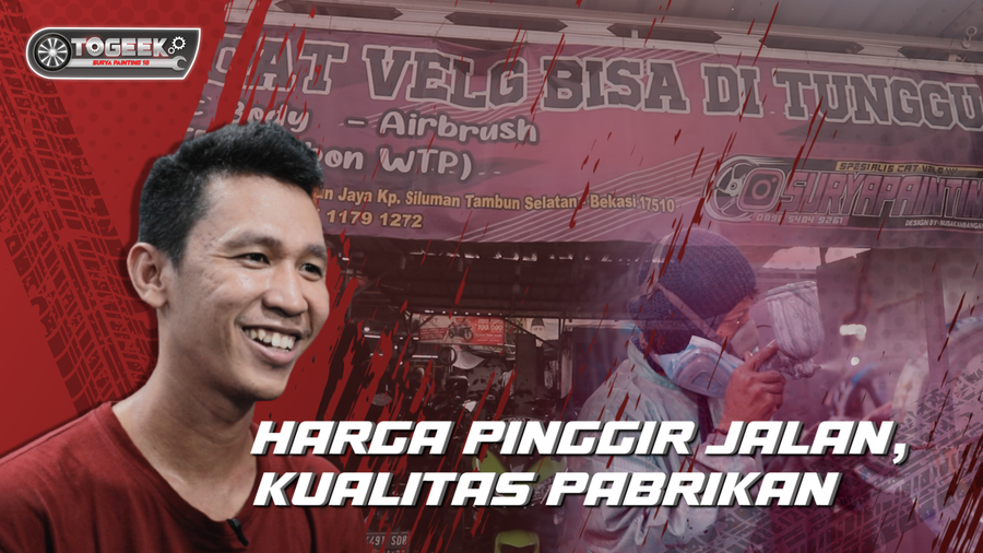 Surya Painting 18: Bengkel Cat Viral yang Bisa Ngecat 100 Pelek Sehari