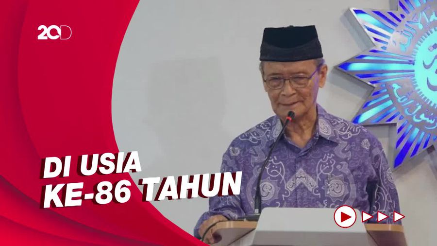 Mantan Ketum PP Muhammadiyah Syafii Maarif Tutup Usia