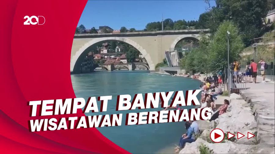 Dubes RI untuk Swiss: Sungai Aare Memang Tempat Wisatawan Berenang