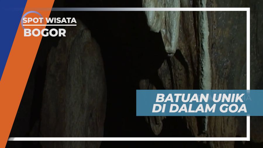 Bebatuan Unik di Dalam Goa Sagaran, Bogor