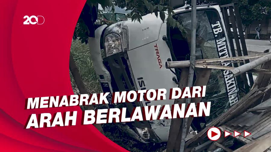 Aksi Ugal-ugalan 2 Pikap di Jalur Pantura Berakhir Tragis, 2 Tewas