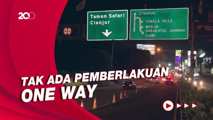 Malam Minggu, Arus Lalin Jalur Puncak Ramai Lancar