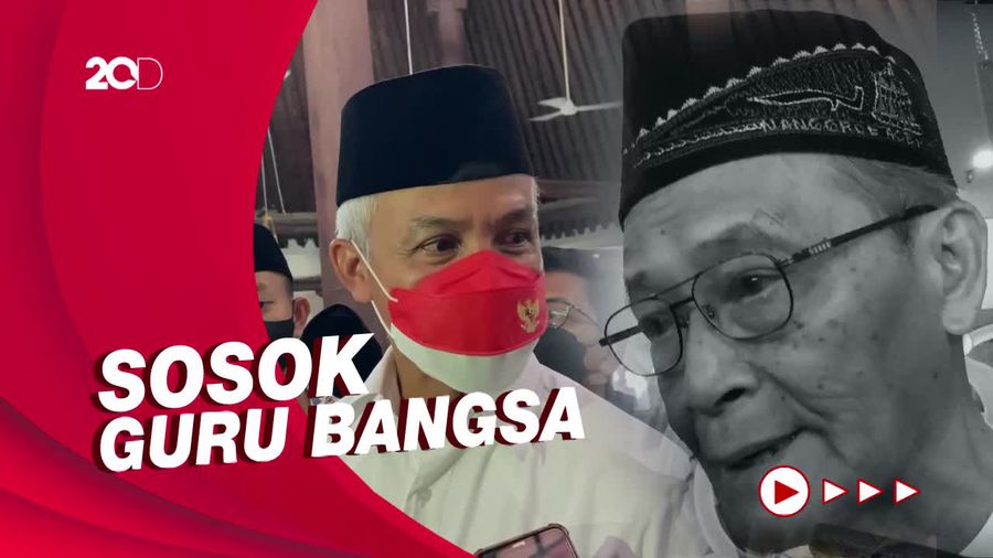 Ganjar Kenang Sosok Buya Syafii Sebagai Guru Bangsa