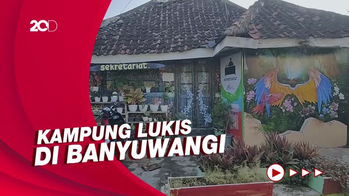 Dulunya Kumuh, Kini Kampung Kaempuan Dipenuhi Lukisan