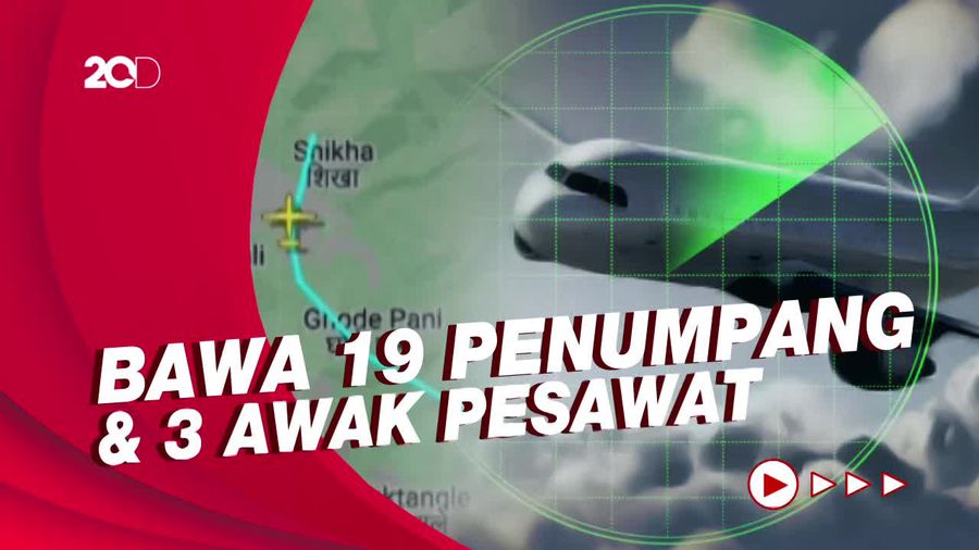 Pesawat Twin Otter Berisi 22 Orang Hilang Kontak di Nepal