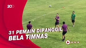 Intip Latihan Timnas di Bandung Jelang Laga Hadapi Bangladesh