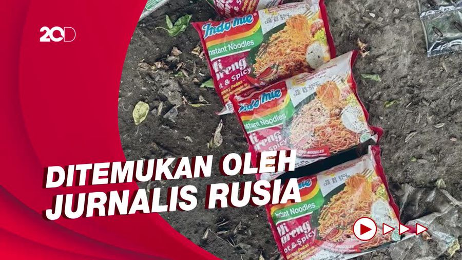 Ditemukan Bungkus Indomie di Bekas Markas Pasukan Ukraina