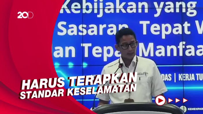 Berkaca dari Sungai Aare Swiss, Sandiaga Bicara Soal Keselamatan Wisata