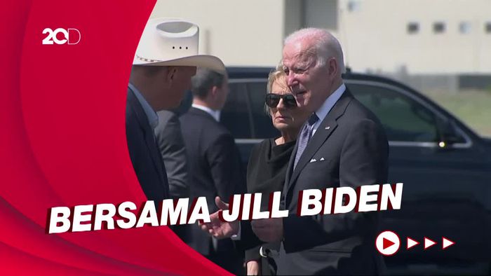 Momen Joe Biden Kunjungi Texas untuk Temui Keluarga Korban Penembakan Massal