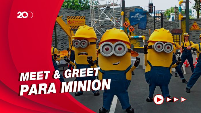 Aksi Kung Fu Minions yang Menggemaskan di Universal Studios Singapore!