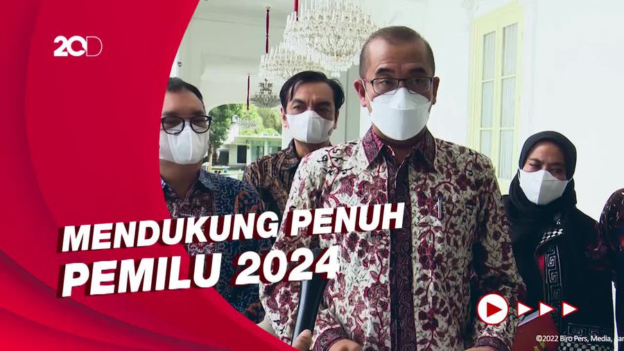 Bertemu KPU di Istana, Jokowi Sampaikan 6 Hal Ini