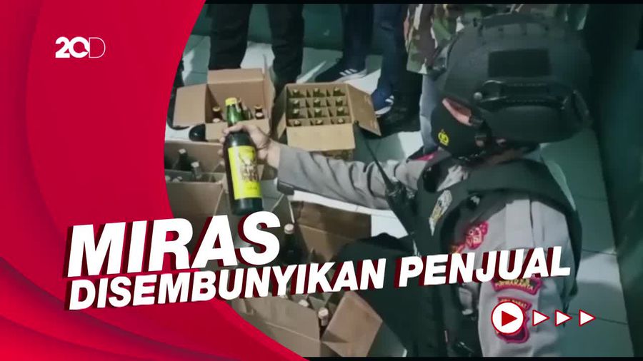 Razia Warung Jamu di Purwakarta, Polisi Temukan Ratusan Miras