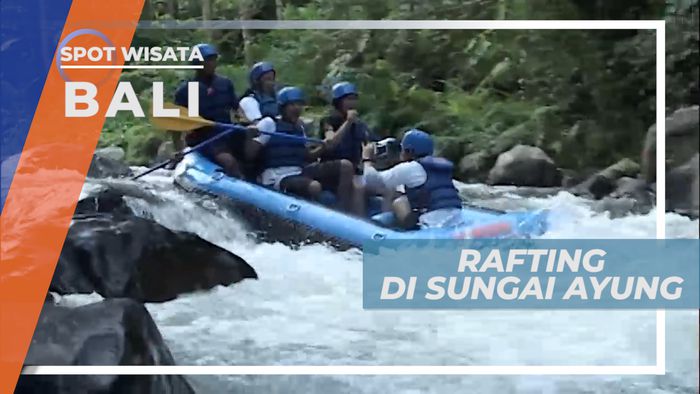 Arus Deras dan Medan Landai Menjadikan Rafting di Sungai Ayung Sangat Mengasyikkan, Bali