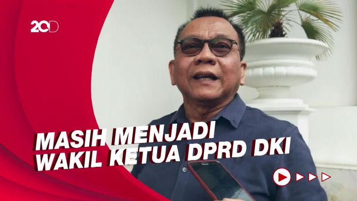 M Taufik Masih Pimpin Rapat DPRD DKI
