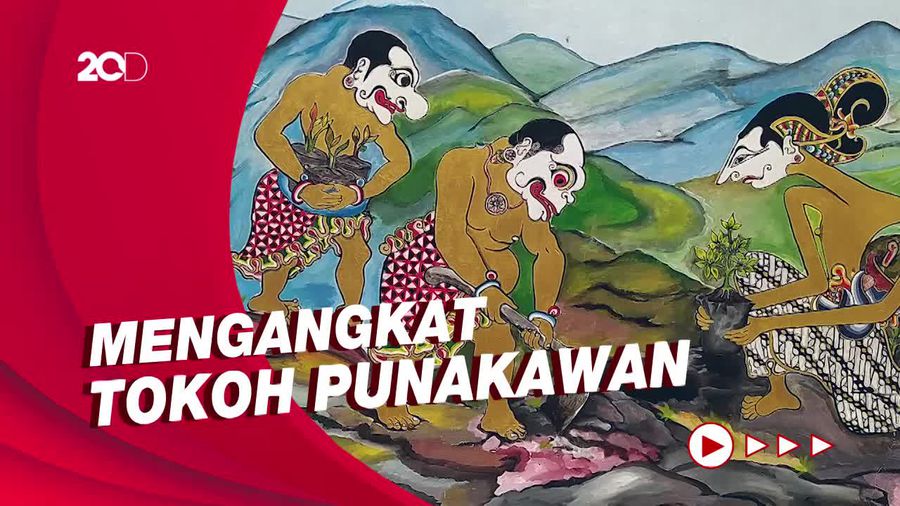 Melihat Mural Wayang Pancasila di Magelang