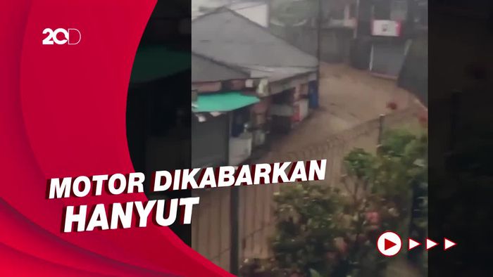 Penampakan Rumah Warga di Puncak Bogor Diterjang Luapan Ciliwung