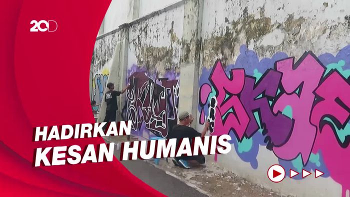 Street Art Lintas Negara Coret-coret Dinding Lapas Wirogunan