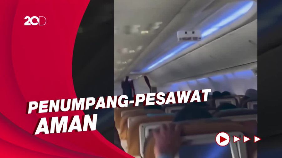 Detik-detik Pesawat Garuda Alami Turbulensi Hingga Penumpang Teriak Histeris