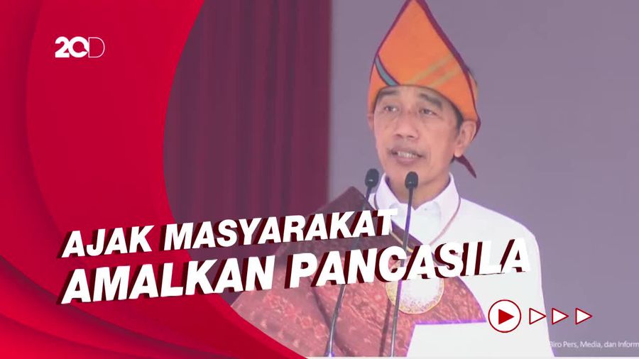 Jokowi: Pancasila Bintang Penuntun Bangsa Hadapi Tantangan dan Ujian