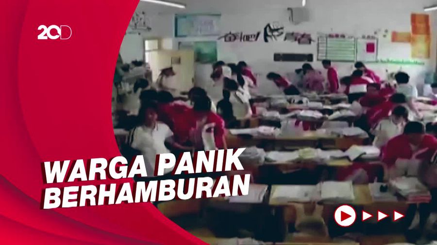 Detik-detik Gempa M 6,1 Guncang Sichuan China, 4 Orang Tewas