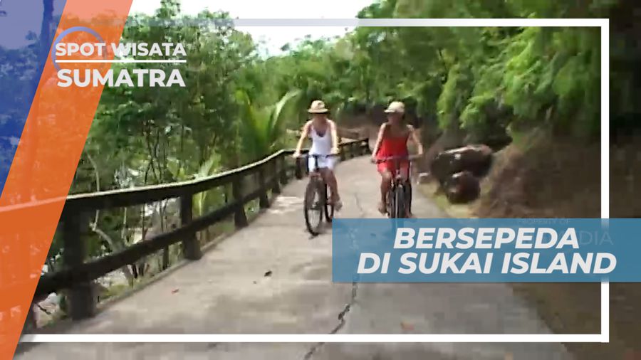 Bersepeda Menyusuri Keindahan Alam Sukai Island Sumatera Barat