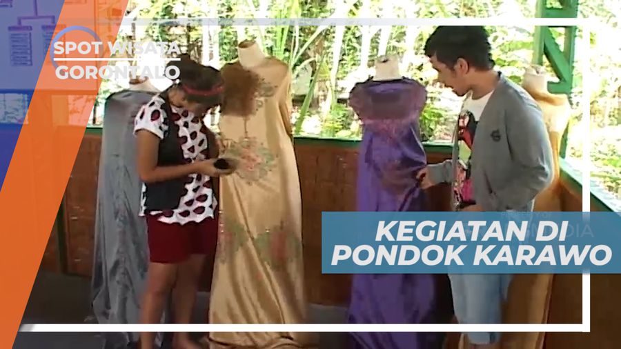 Pondok Karawo, Balai Tempat Para ibu-ibu Membuat Kain Tenun, Gorontalo